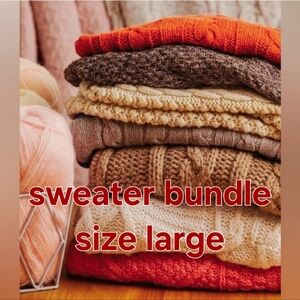 Reseller Sweater Bundle Size Large 10 Sweaters Mega Deal $50